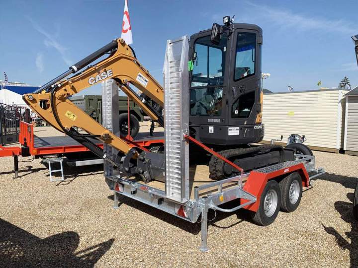 Porte engin en situation